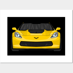 Z06 YELLOW 2 Posters and Art